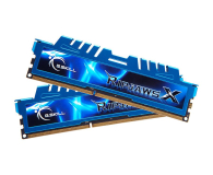G.SKILL DDR3 16GB (2x8GB) RipjawsX 2400MHz CL11 XMP F3-2400C11D-16GXM - 215650 - zdjęcie 2